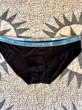 Black Cotton Men’s Briefs